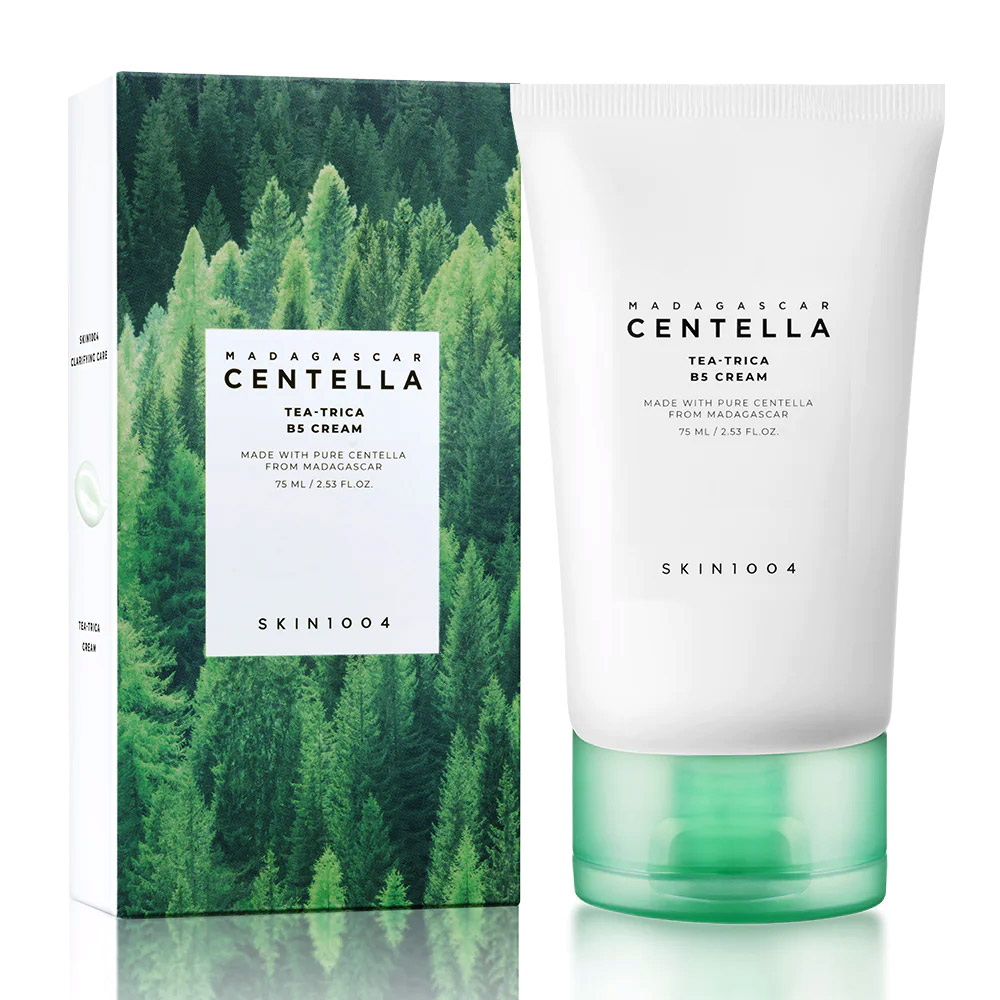 کرم-ضد-جوش-تی-تری-سنتلا-اسکین-1004-SKIN1004-Madagascar-Centella-Tea-Trica-B5-Cream کرم ضدجوش سنتلا